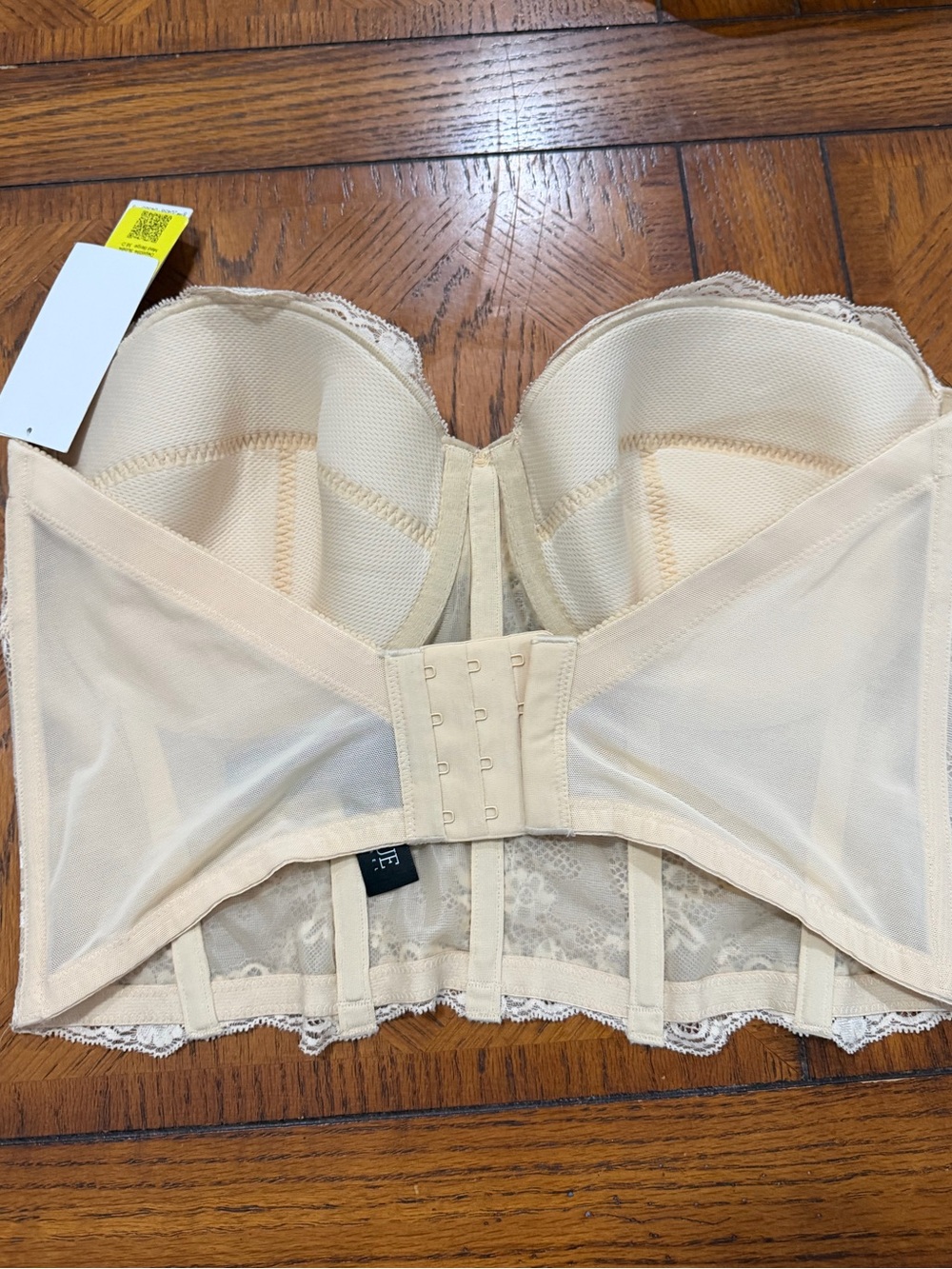 Dominique Taylor Backless Strapless Lace Bra Size 38D 38F - Picture 7 of 9